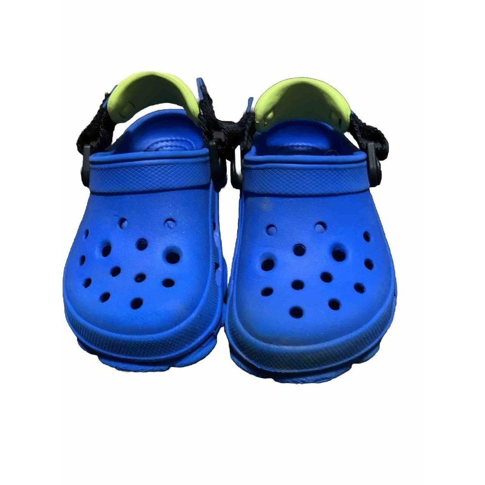 Crocs Toddler All-terrain Classic Clogs Blue Green 7C